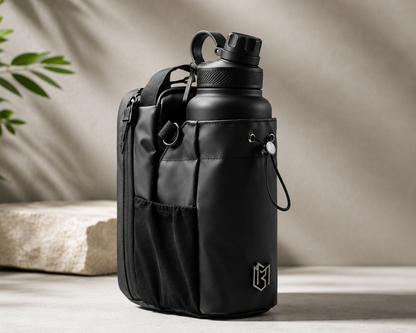 Magnetic Gym Bottle Holder Bag With Storage (Pack of 1)