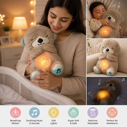 Breathing Music Otter Plush Toy ⭐
