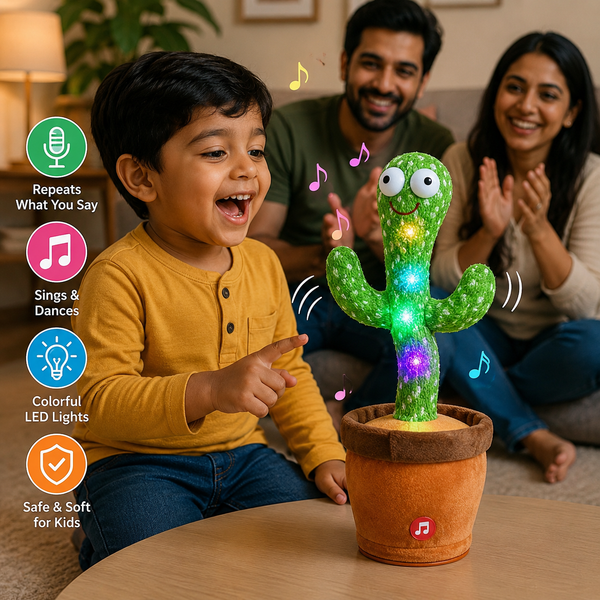 Talking & Dancing Cactus Toy ⭐