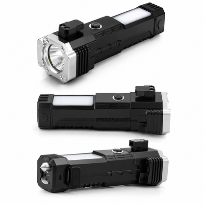 8-in-1 Rechargeable LED Emergency Flashlight