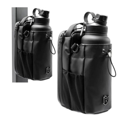 Magnetic Gym Bottle Holder Bag With Storage (Pack of 1)