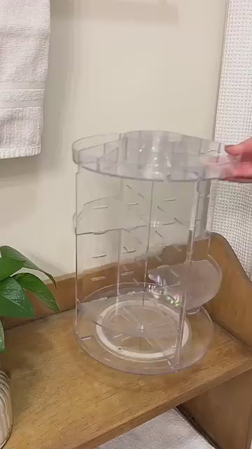 360° Rotating Acrylic Makeup Organizer