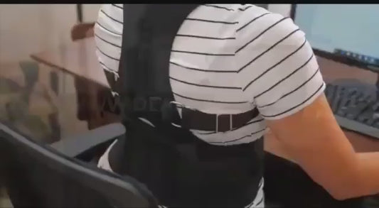 Posture Corrector Belt Unisex | 100X Zoom Magnetic Therapy Support